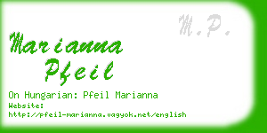 marianna pfeil business card